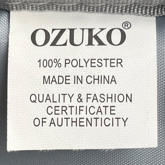 Ozuko Green Waterproof Fabric Anti-Theft USB Port Compact Crossbody Backpack - Picture 13 of 14